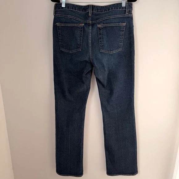 Gap Bootcut Stretch Dark Wash Denim Blue Jeans Size 12/34 TALL 33" Inseam Casual - Picture 7 of 13